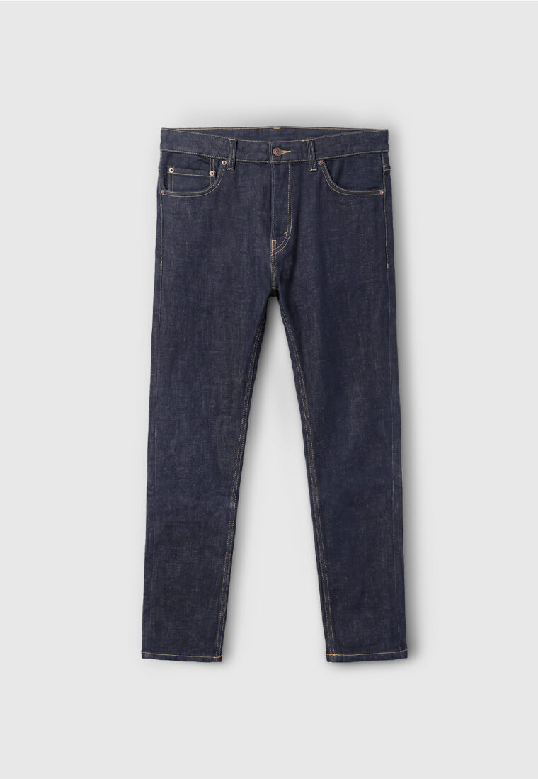 High-End Raw Washed Jeans - Slim Fit